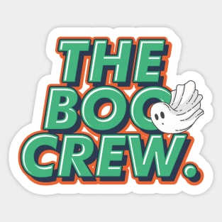 The Boo Crew Funny Ghost Family Matching Halloween Sticker